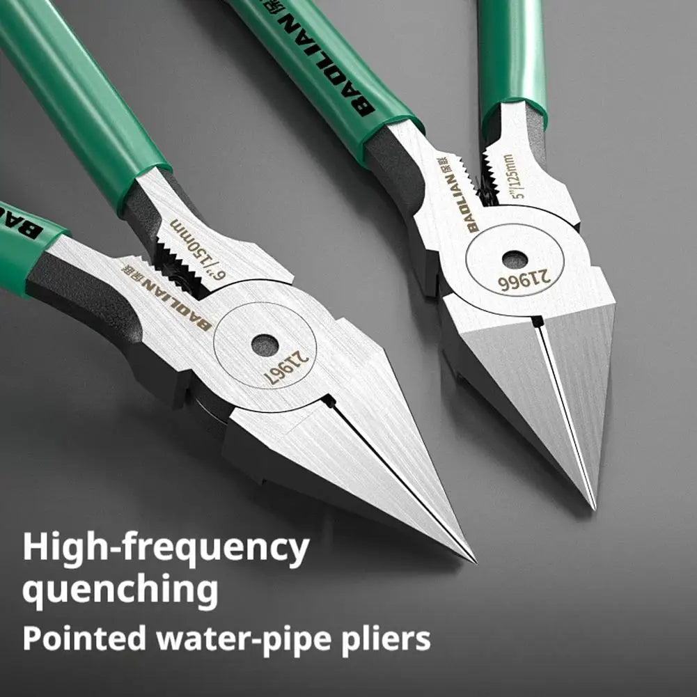 Industrial Grade Special Sharp Side Mouth Pliers,High Hardness Electrician Small Diagonal Pliers,Electrician Manual Tool