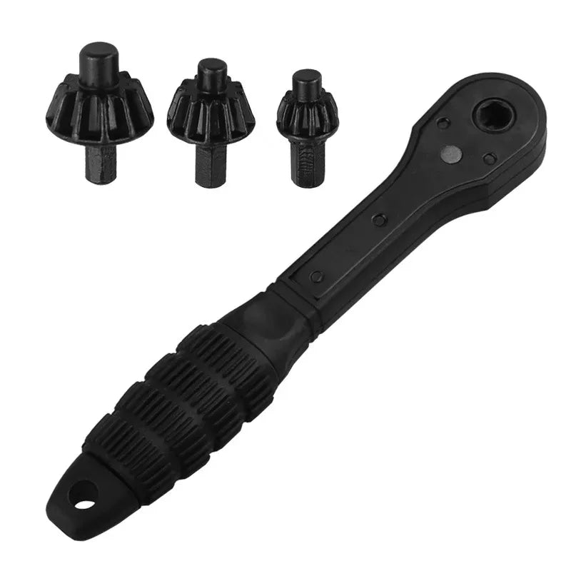 Electric Drill Special Chuck Key Wrench Labor-saving 2-in-1 Ratchet Quick Disassembly Three-jaw Key Handgun Drill Accessories