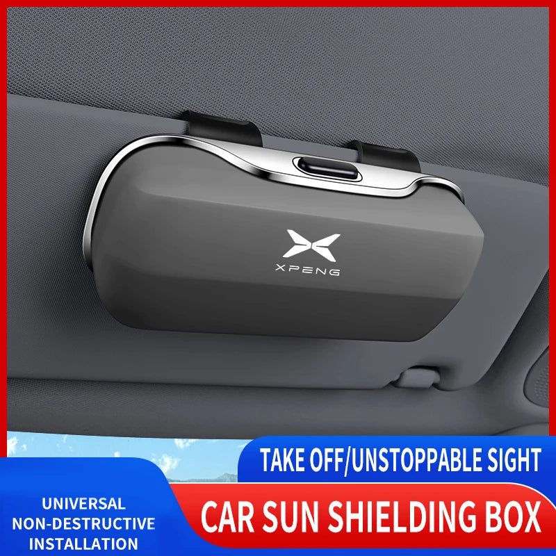 For  XPENG G6 P7 G9 MONA M03 G3 P5 X2 2024 2025 Car mounted glasses case glasses clip decoration storage modification Accessorie