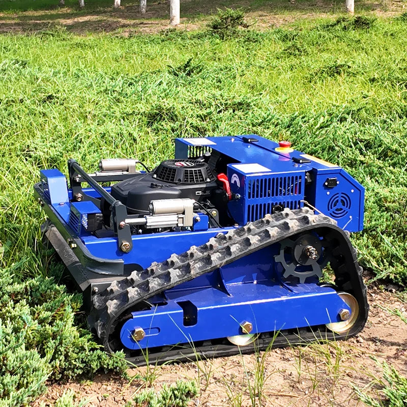Customized Rubber Track All Terrain Lawn Mower - CE EPA Approved Agricultural Remote Control Robot Tool