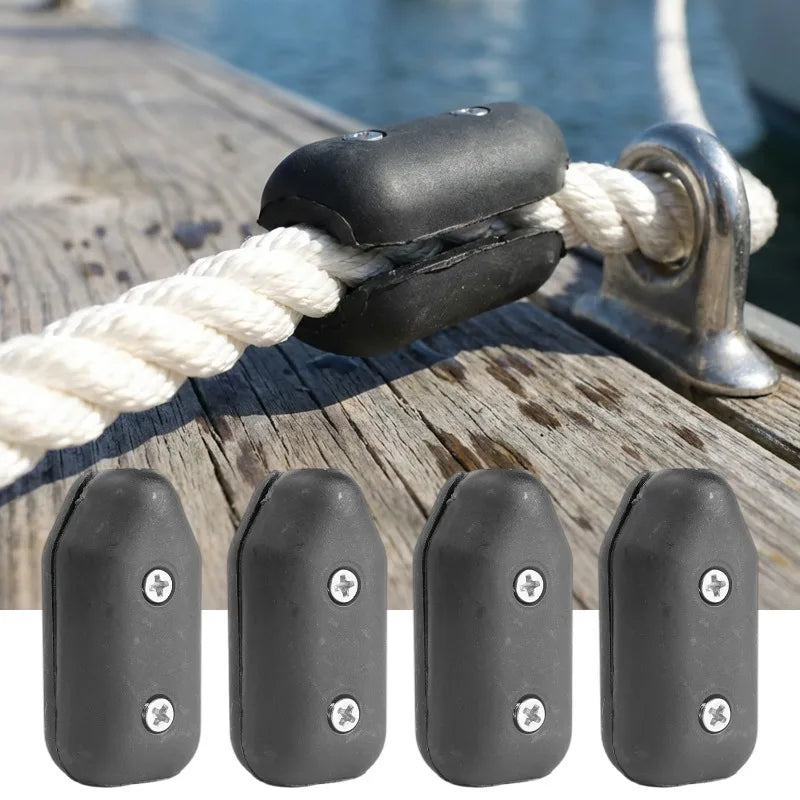 Rope Lock Clip Adjustable Nylon for Outdoor Camping Gear Clothesline Dog Leash 6.5-8mm No Tools Needed Durable Black Adjustable