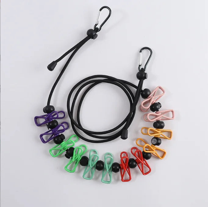 Thiened Outdoor Travel Clothes Drng Rope Dormi Indoor And Outdoor No Punching Windproof Non-slip Quilt Drng Rope