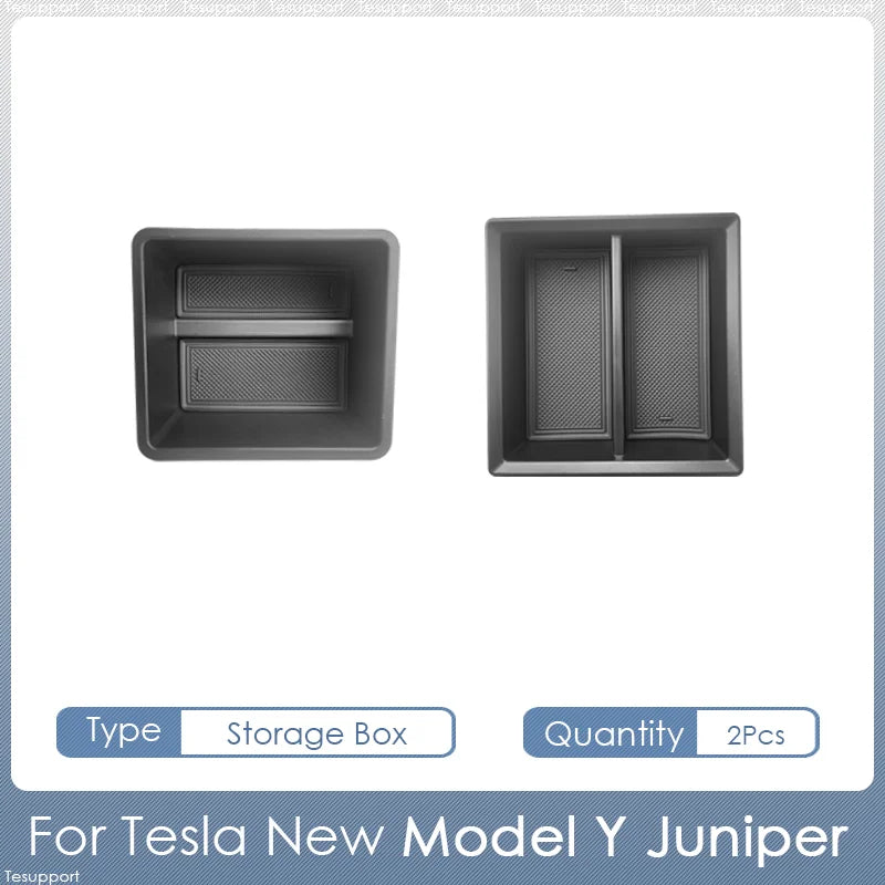 Storage Box for Tesla Model Y Juniper Accessories Center Console Trays for Tesla Model Y Juniper 2025-2026 Webcam Cover