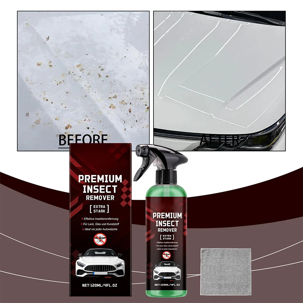 120 ML Car Insect Remover  and Tar Remover Car  Cleaner for Cars Trucks Motorcycles & RVs