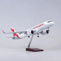 47cm Air Arabia A320 Airplane Model 1/80 Scale Resin Diecast Airplane Model  With Stand For Display Collection or Toy Plane Gift