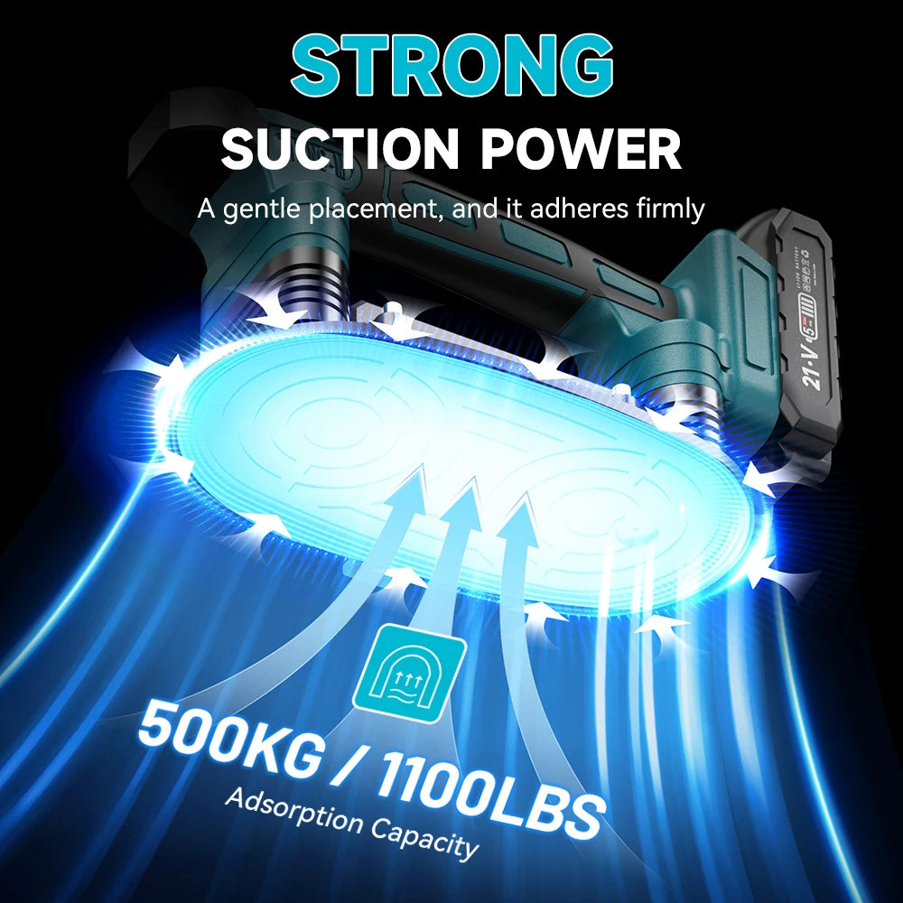 YEARTOP Cordless Tile Laying Machine 9 Speed500KG Tile Vibration Leveling Machine Installation Power Tool for Makita 18V Battery