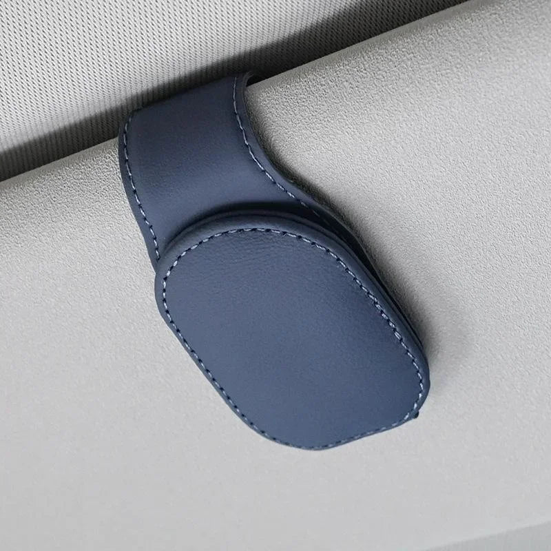 Universal Car Glasses Case Sunglasses Clip Card Ticket Holder Stand Fastener Pen Eyeglasses Case Car Accessories