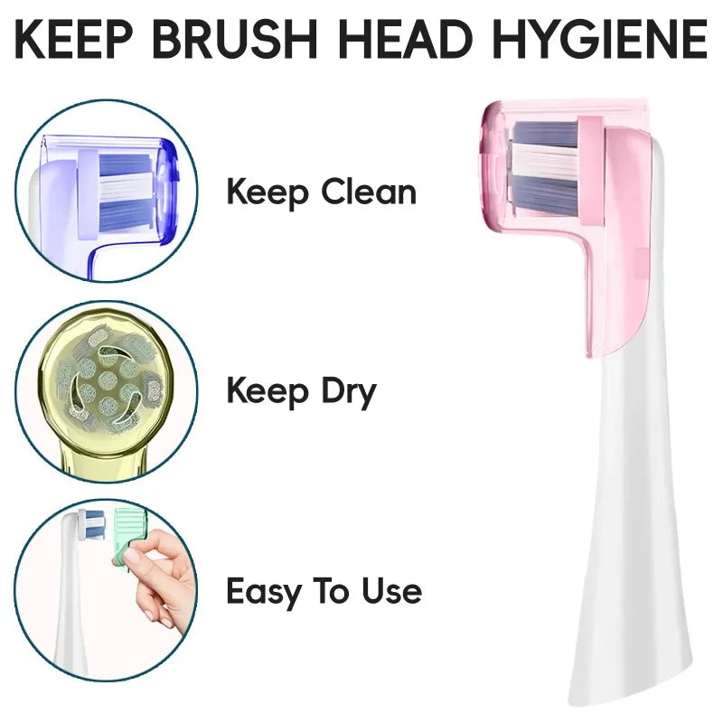 2026 Dustproof Toothbrush Head Covers for Braun Oral-B & IO Series Electric Toothbrush Replacement Heads Toothbrush Travel Case