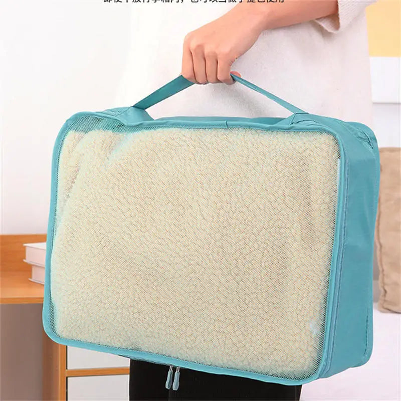 1/3PCS Compressible Waterproof Travel Storage Bag Portable Luggage Organizer Suitcase Pouch For Clothes Toiletry Arrangement