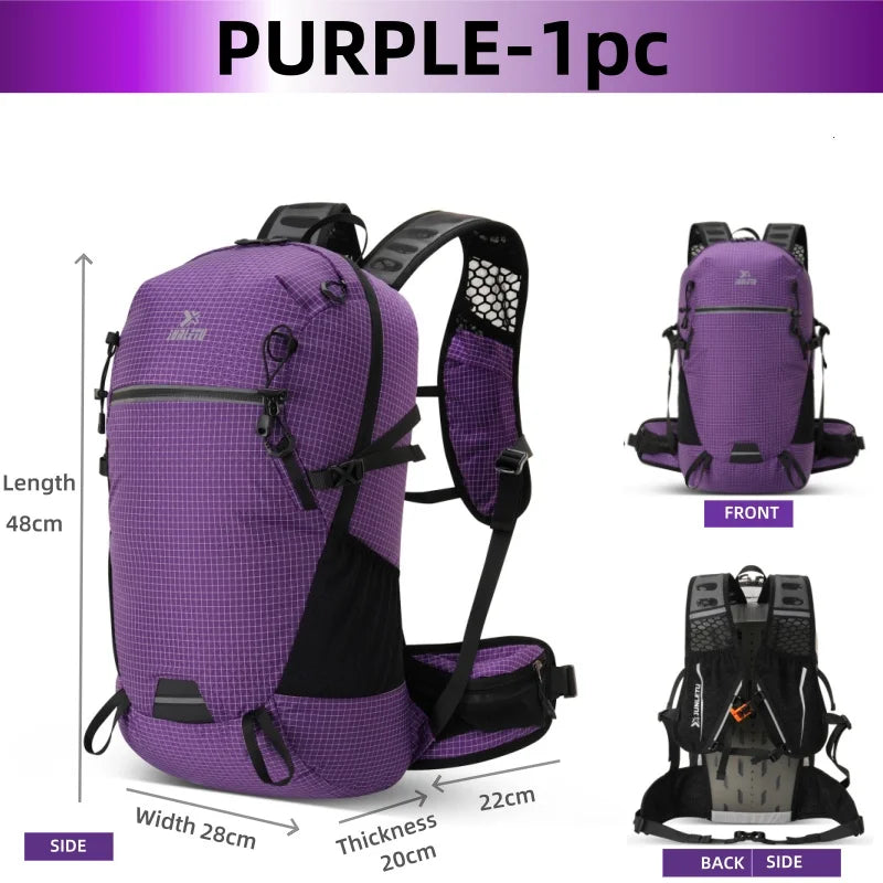 Outdoor Hiking Backpack 25L Large Capacity Sports Bag  Nylon Waterproof Wear-resistant Backpack for Climbing Traveling Dry Bag