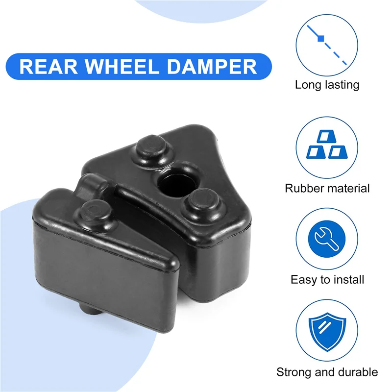 Professional Motorcycle Rear Wheel Damper Set Black Rear Wheel Damper For Honda VT750 DC C CD Shadow Sprocket Rubber Motorcycle