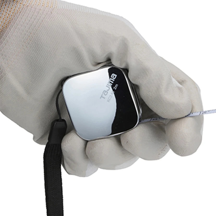 TAJIMA Mini Steel Tape 1PCS with Climbing Ring 1m/2m/3m Magnetic Tape Measure 1001 Series