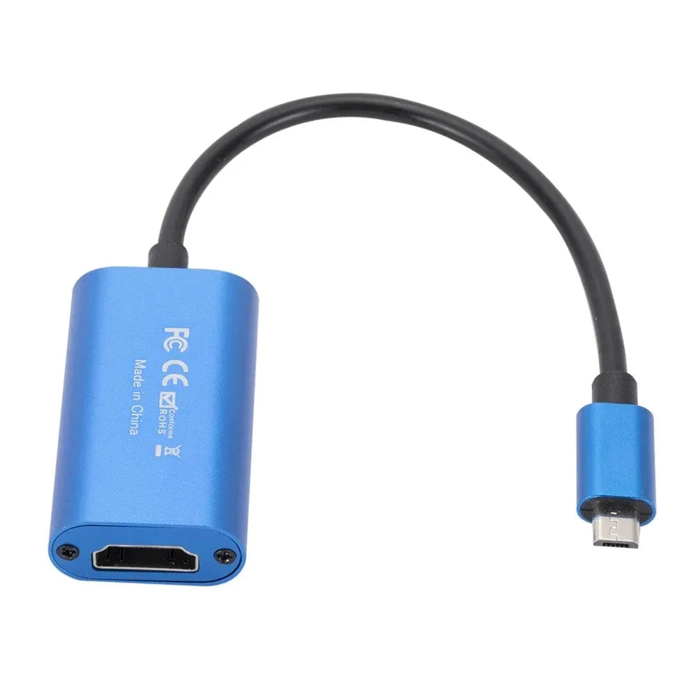 4K HDMI-Compatible Video Capture Card USB 3.0 1080P Game Capture Card Grabber Record Box for Live Streaming for PS4 HD Camera