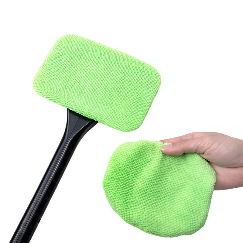 Pro Versatile Durable Heavy Duty Windshield Defogger Cleaning Brush Tool for Car Front Window Wiper and Glass Cleaner Accessory