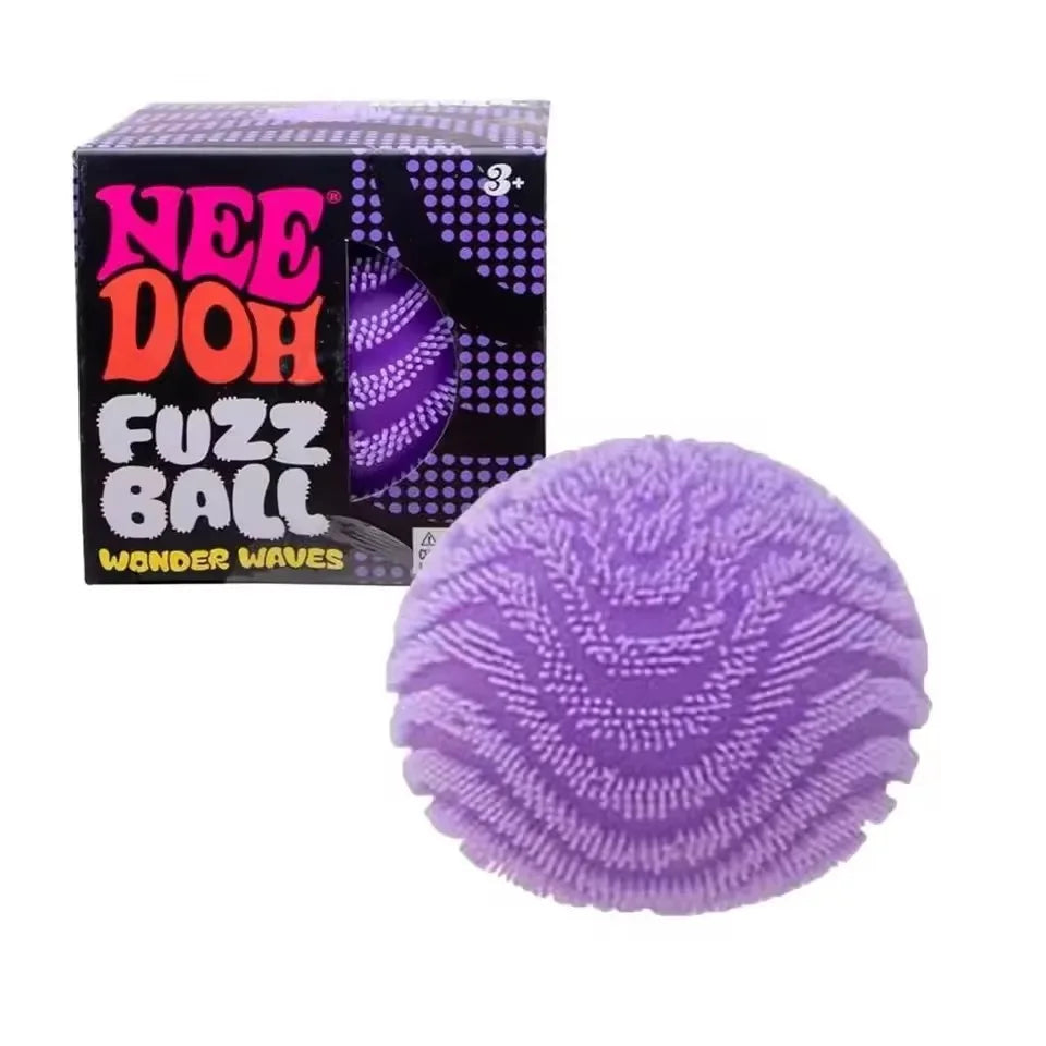 Nee Doh Fuzz Ball Series Desktop Decompress Ornament Stress Relief Toys Suitable for Under Pressure Fun Soft Stress Ball Gifts
