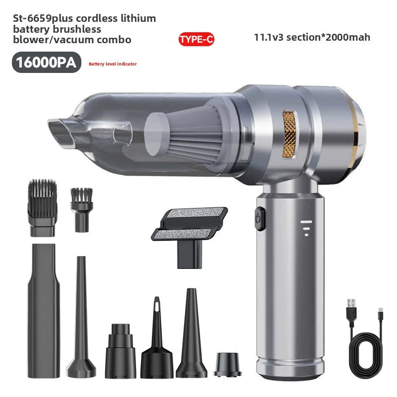 Car Vacuum Cleaner High Power Portable Handheld Wireless Brushless Motor Cleaning Machine Powerful Air Duster for Home Appliance