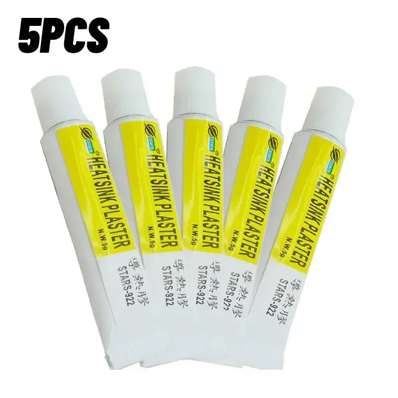 Thermal Paste Bond Adhesive Glue Shoes Strong Sole for Black Silicone Elbow Conductive 5g Plaster Viscous VGA RAM LED IC Pads
