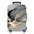 Luggage Cover, Marble Fluid Art Print Stretch Suitcase Protector for Travel, 11 Styles Abstract Modern Design