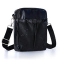 Waterproof Small Crossbody Bag Multi Pocket Shoulder Sling Bag Outdoor Travel Chest Bag with Mesh Pocket for Men Women