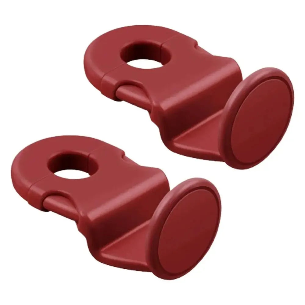 2PCS Heavy Duty Car Headrest Hooks 20KG, Universal Back Seat Hanger Organizer for Grocery Bags, Anti-Slip Interior Accessories