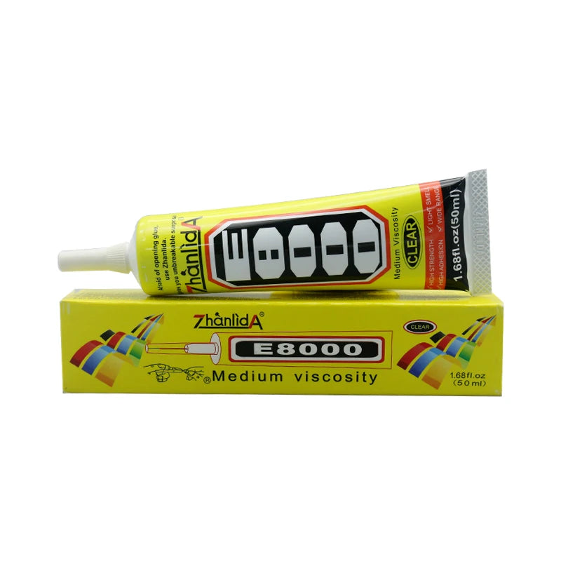 Zhanlida E8000 Glue Mobile Phone Touch Screen Repair of Warped Screen Frame Sealant Repair Household DIY Universal Glue