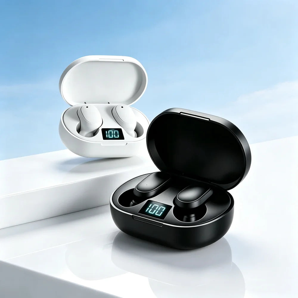 Mini Wireless TWS Bluetooth 5.3 Headsets Invisible Earphones With Mic HiFi Music Earbuds Mobile Phone Universal Headphones