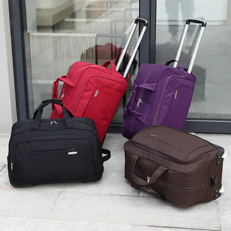 Travel Luggage Bags Oxford Waterproof Rolling Luggage Suitcase Large capacity Travel Bag With Wheels valises Hand luggage