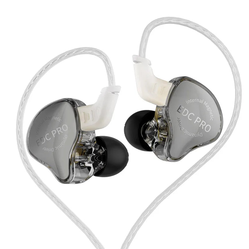 KZ EDC Pro Headset Dynamic In-Ear Monitor HiFi Wired Headphone Bass Stereo Game Music Earbuds Sports Noise Reduction Earphon edx