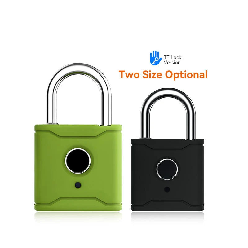 Waterproof Travel Portable Security TTlock App Keyless Biometric Padlock With Fingerprint Reader