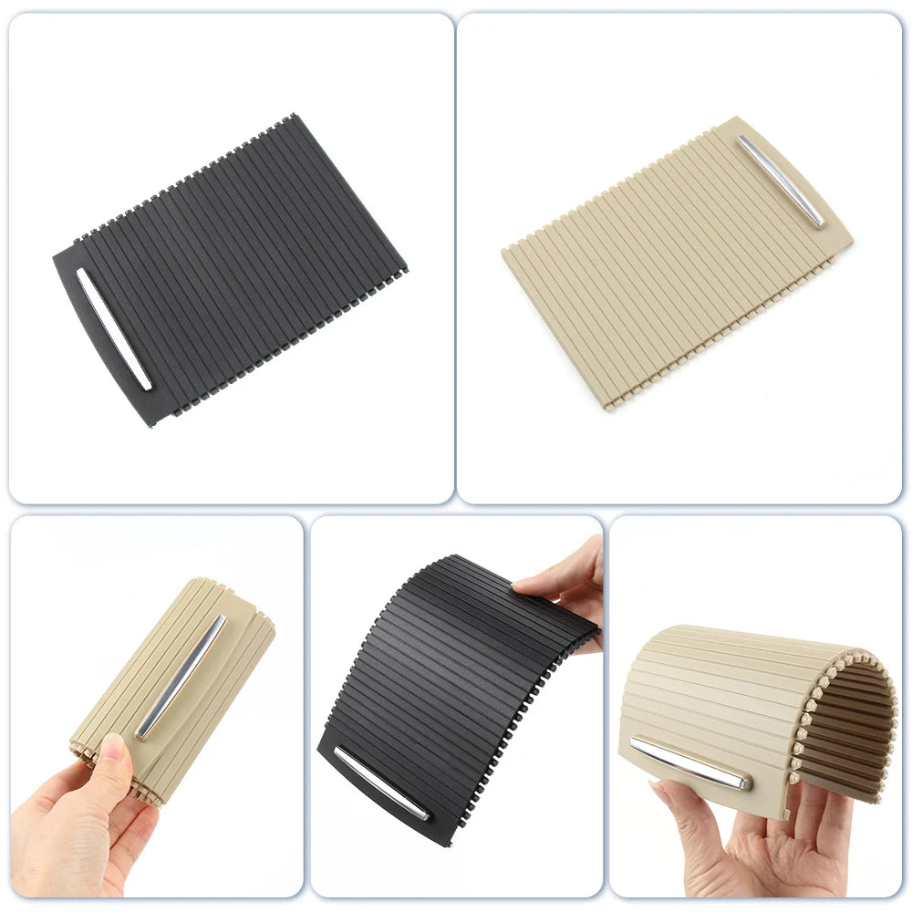 Car Rear Seat Storage Box Roller Blind Cover For BMW E90 E92 E93 328i 335i 05-12 Water Cup Holder Curtain Interior Accessories