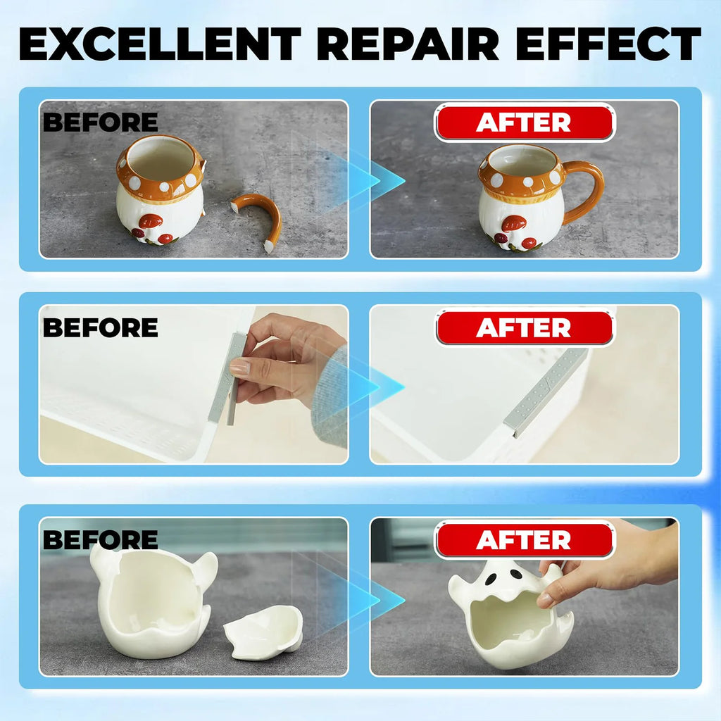 LOOLIFL 406 Glue Instant Quick Dry Cyanoacrylate Strong Adhesive Universal Fast Repairing Glue For Wood Plastic Jewelry Glue