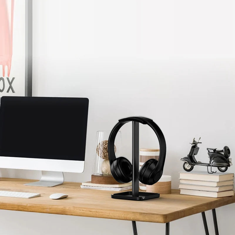 Bluetooth Earphone Desktop Holder Hanger Headphone Holder Headsetr Stand Rack  for gamer  Music lover Movie Video soap opera etc