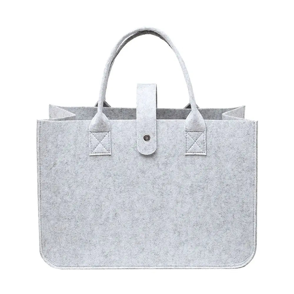 Portable Large Capacity Mummy Bag  Women Felt Shoulder Bag Simple Solid Color Messenger Bag Handbag Travel Casual Crossbody Bags
