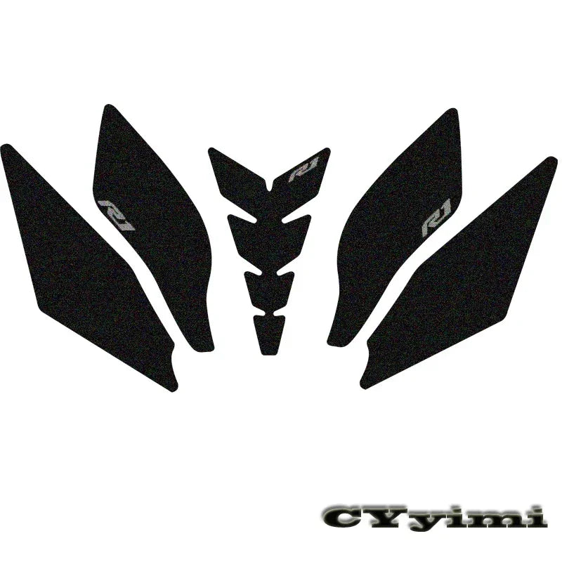 For YZF R1 R1M YZFR1 2015 - 2021 Motorcycle Accessories Side Fuel Tank Pads Protective Stickers Knee Grip Traction Pad