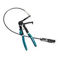LIBRATON Flexible Hose Clamp Pliers Radiator Hose Clamp Removal Tool with Ratchet Locking for Automotive, Car, and Truck Repairs
