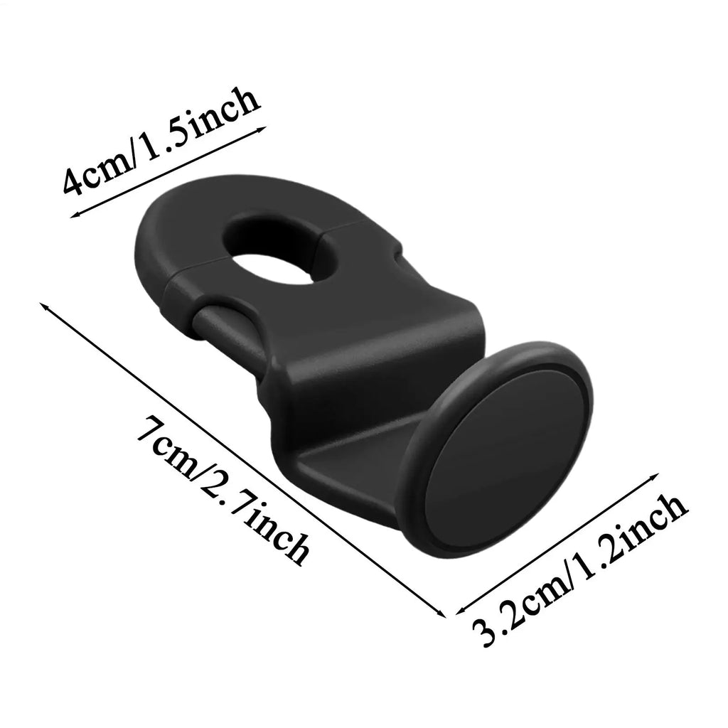 Headrest Hooks for Car, Anti Slip Universal Folding Hanger Holder for Travel Road Trip Commute Business Outdoor Camping Picnic