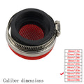 Motorcycle 28/32/35/38/42/45/50/54/58 MM Stright Foam Air Filter Sponge Cleaner Moto Scooter Motocross Dirt Bike Accessories