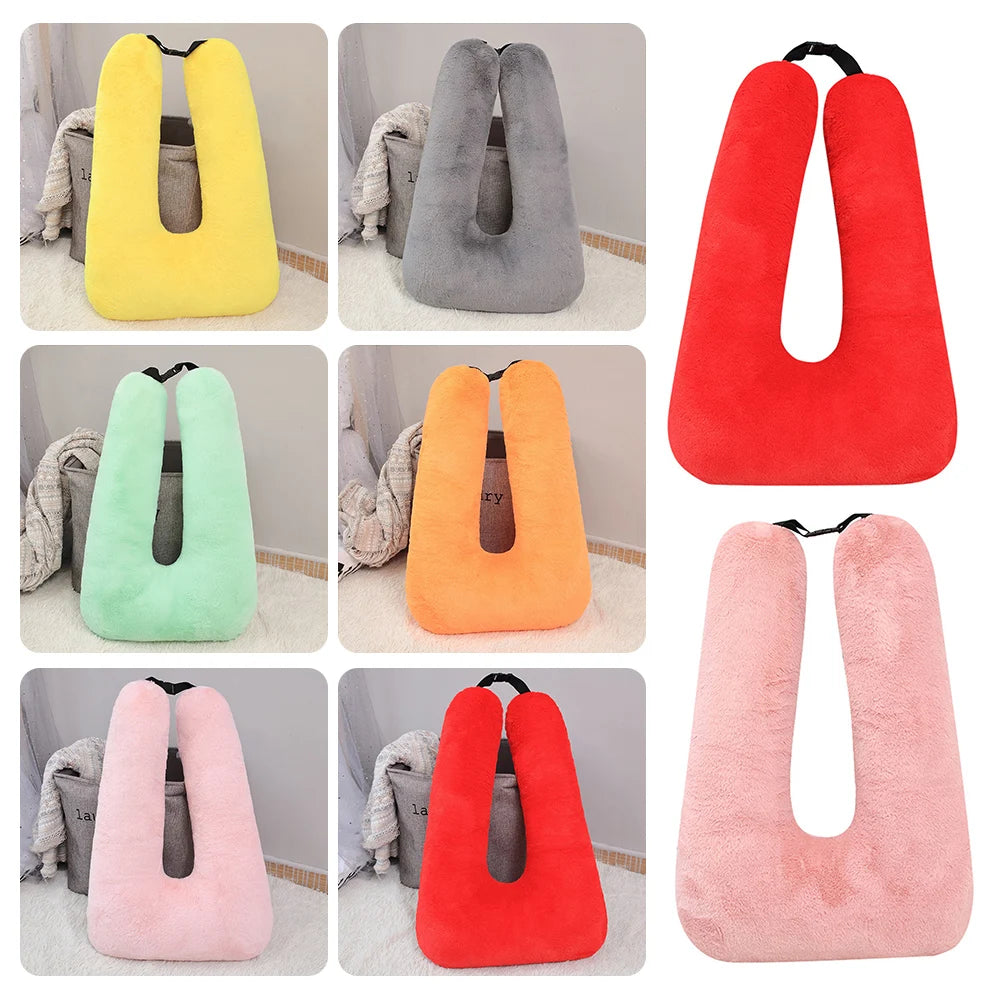 Comfortable Car Pillow Safety Belts Pillows Cover Kids Travel Sleeping Pillows Auto Seatbelt Plush Cute Animal Cushion Shoulder