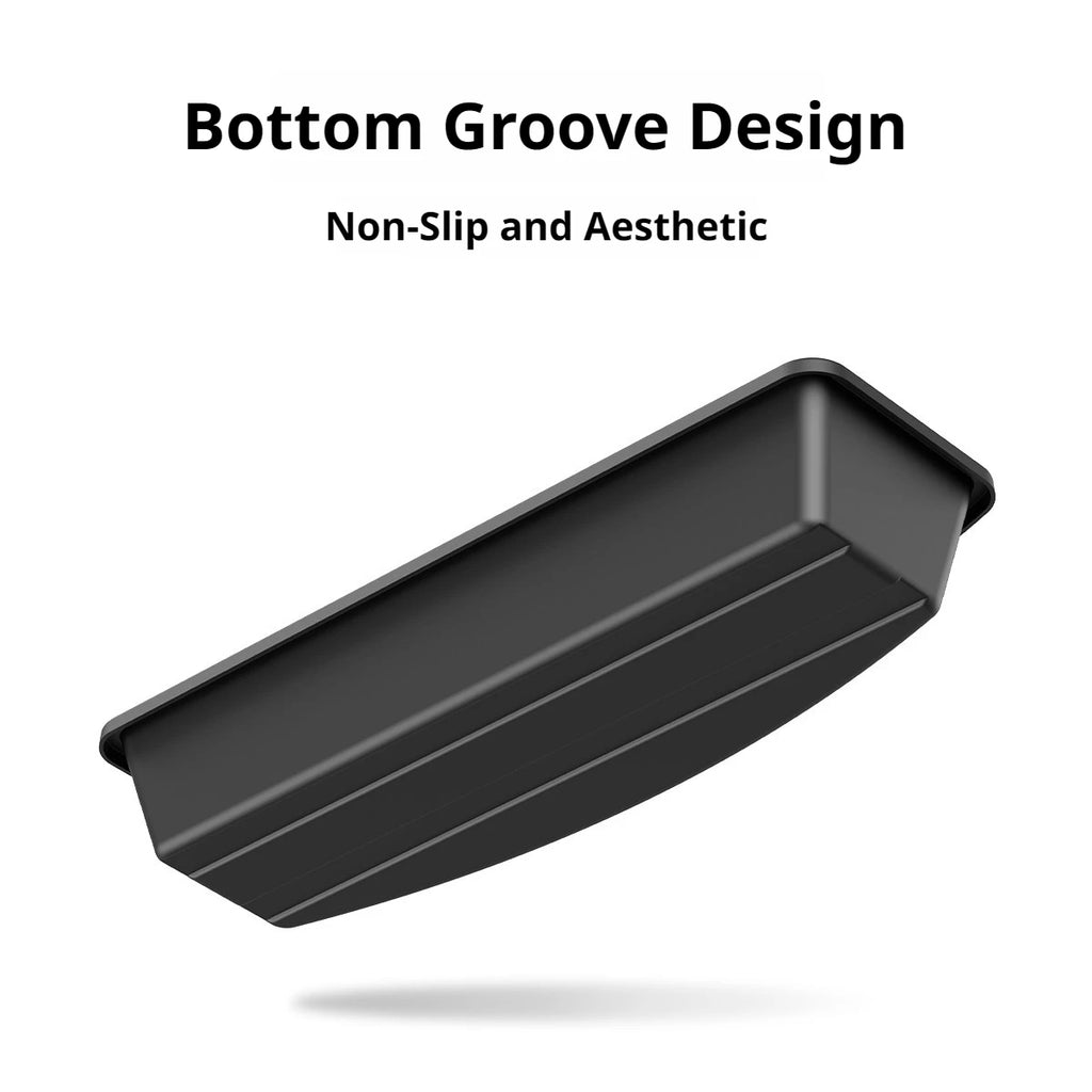 SEAMETAL Car Under Seat Storage Box Hidden Anti-Slip Front Seat Organizer Universal Under Seat Drawer Tray Interior Storage Case
