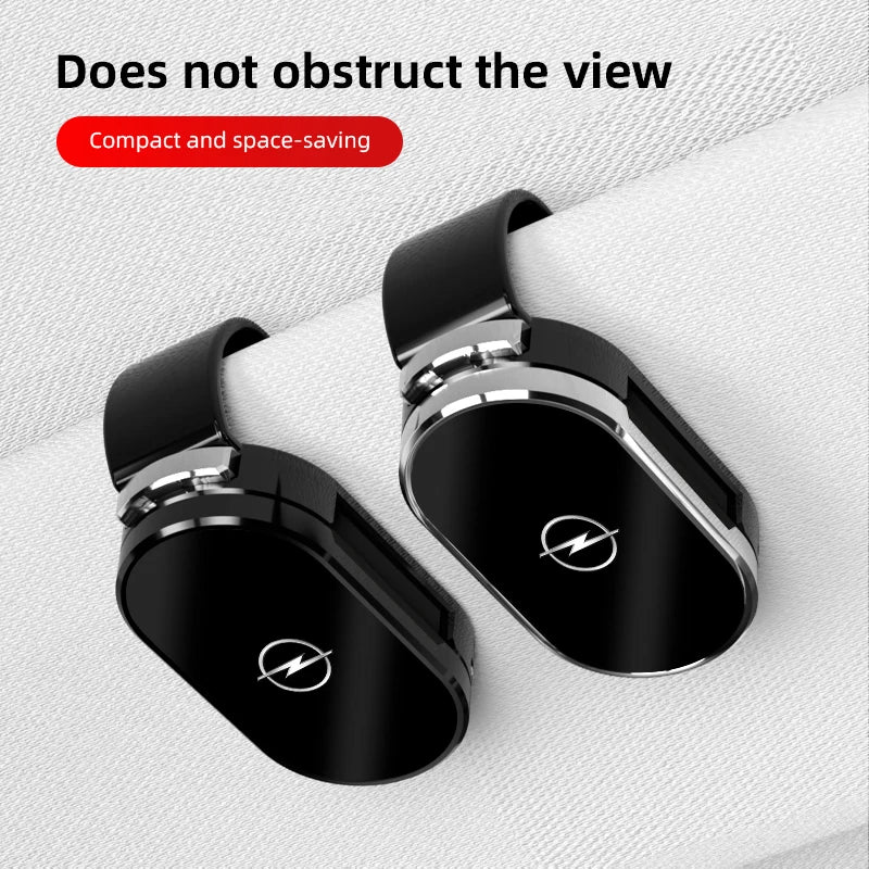 1Pcs Car Sun Visor Glasses Storage Clip Sunglasses Holder For Opel Astra Corsa Frontera Mokka Grandland Insignia Zafira Karl