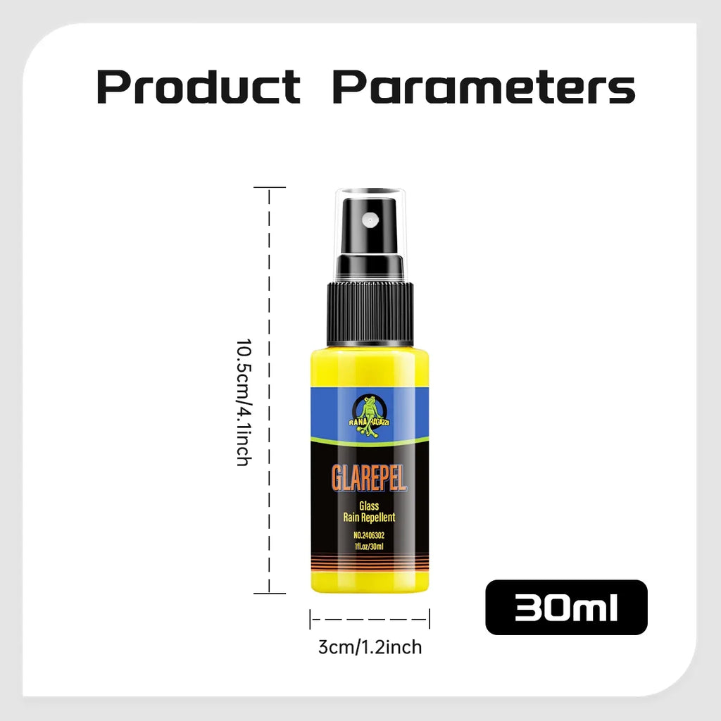 Motorcycle Water Repellent Spray Anti Rain Coating For Glass Fortify Hydrophobic Repellent Helmet Rainproof Agent RG302