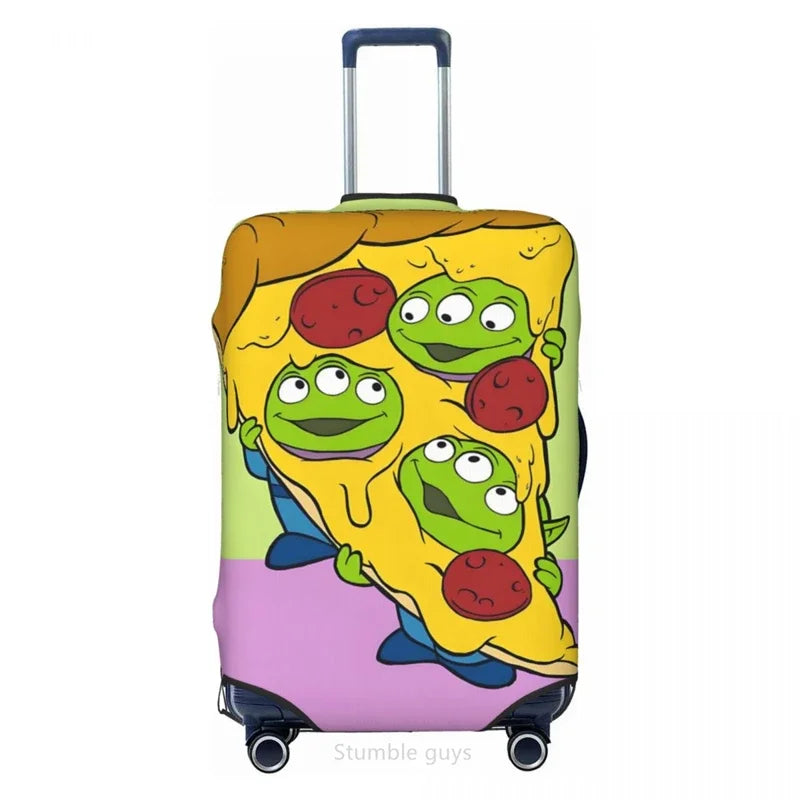 Premium Toys Printed Luggage Cover High Elasticity Fits 18-32 Inch Luggage Dust Resistant Anti-Scratch Washable Travel Cover