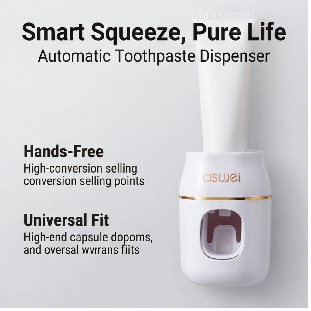 1pc Automatic Toothpaste Refill Rack – Squeezer & Storage Dispenser for Bathroom Organization
