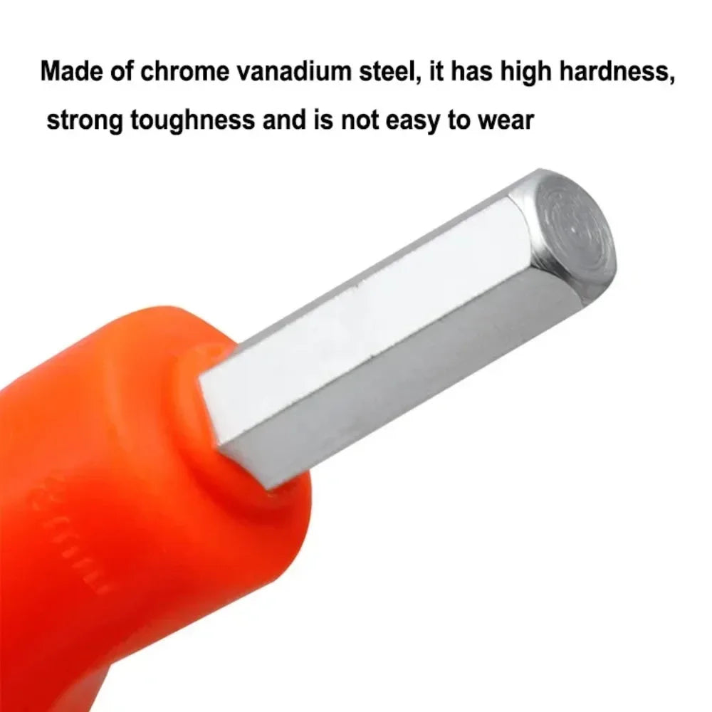 3 in 1 Hexagonal Wrench Set 2.5/3/4/5/6/8mm Carbon Steel Manual Tools Bicycle Maintenance Key Ring Tool Kit