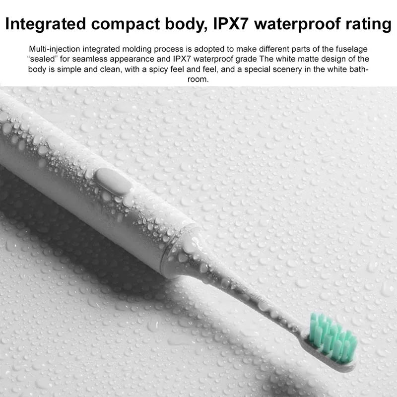 Mijia Electric Toothbrush T300 Long Battery Life Sonic Toothbrush IPX7 Waterproof High Frequency Vibration Magnetic Motor