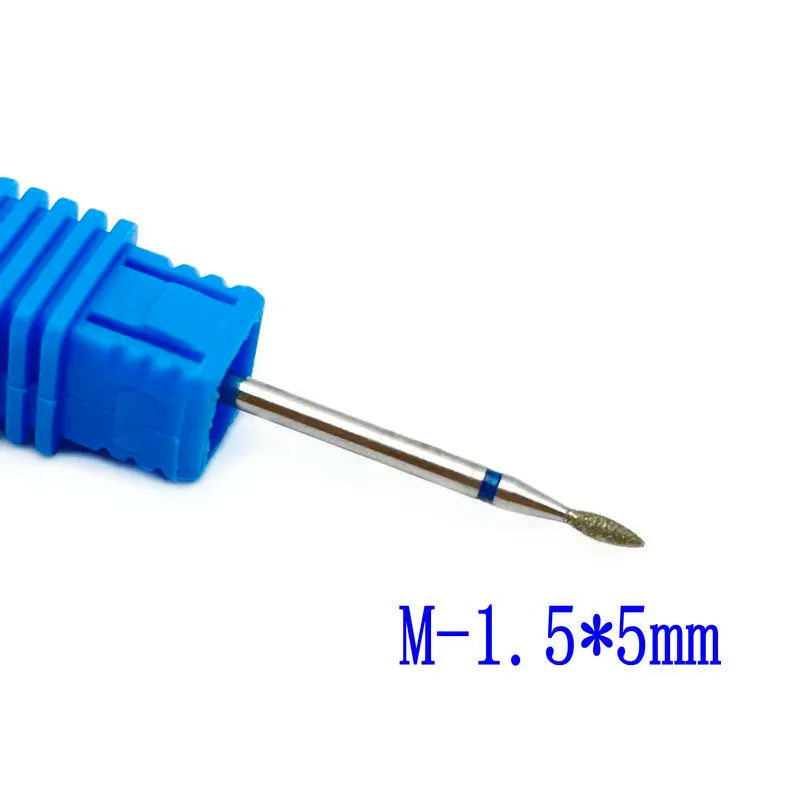 1 Pcs Diamond Nail Drill Bit for Manicure Nail Drill Manicure Machine Bit Accessories Cuticle Clean Mill Cutters Removing Gel