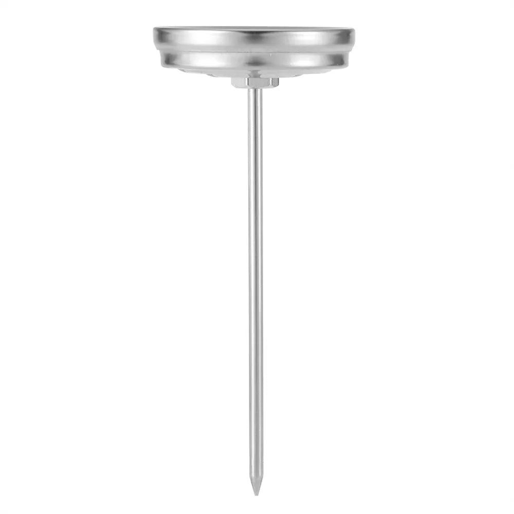 Stainless Steel Meat Thermometer Instant Read 0~120℃ Probe Thermometer Large Dial Plate Easy To Use BBQ Temperature Probe