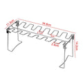 BBQ Chicken Wing Leg Rack – Stainless Steel Grill Roaster Stand Oven / Support BBQ ailes et cuisses – Grille en acier inoxydable four et barbecue