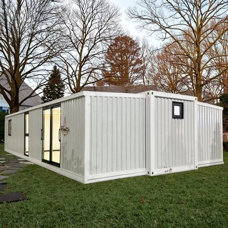 Luxury Villa Casa Ready Made Prefabricated 20 40 Ft Expandable Container House 2 3 4 5 Bedrooms Prefab Portable Mobile Tiny Home