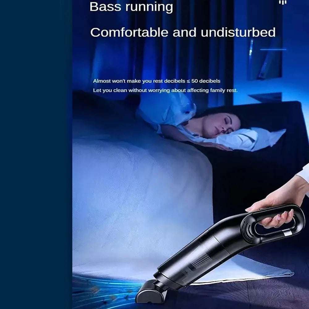High Suction Portable Handheld Car Vacuum Cleaner Dual‑Use Wet Dry Auto Household Cleaning Tool